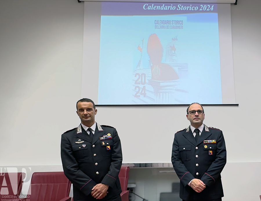 Presentato il Calendario Storico dell'Arma dei Carabinieri 2024